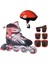 Paten Fonksiyonlu 35-38 Kırmızı Set Paten Kask Dizlik Dirseklik 1