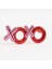 Fırsat Byr Kırmızı Renk Xoxo Yazılı Parti Gözlüğü 17X7 cm Yeni 2