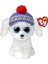 Fırsat Byr Bereli Beyaz Peluş Köpek Sleighbell 18 cm Yeni 1