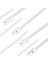 Fırsat Byr PM-26329 Beyaz Delikli Kablo Bağı 2.5X100MM Yeni 1