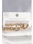 316L Çelik Gold Renk Altıgen Halka Model Kadın Küpe Seti - TJ-BKP10387 1
