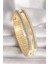 Pirinç Gold Renk Zirkon Taşlı Bileklik - TJ-BB6639 1