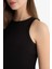 Bodycon Vücudu Saran Halter Yaka Fitilli Kaşkorse Kolsuz Maxi Siyah Yazlık Elbise A4828AX25SM 5