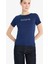 Regular Fit Bisiklet Yaka Baskılı Ribana Kısa Kollu Tişört F5101AX25SM 3