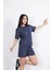 Osy Modal Yumuşak Dokulu Kumaş Bisiklet Yaka T-Shirt Kısa Şort Ikili Takım - Antrasit 1