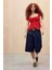 Beli Lastikli Transparan Dantel Bluz 2