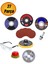 27 Parça Spiral Avuç Içi Taşlama 115 mm Cırt Zımpara Kağıdı Ahşap Inox Metal Kesme Flap Disk 1