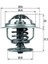 Termostat 87°c Vag 80 100 A2 A3 Bo1 Cad3 Go3-4-5 Jet3-4 Pas Po4 84-11 1