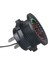 Dijital Akü Voltaj Seviye ve Isı Ölçer 28MM Çap (12-24V Dc) Yuvarlak Panel Tip 3