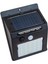 PM-4528 Solar Sensörlü Duvar Tipi 20 Ledli Beyaz LED Aplik 1