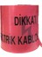 Dikkat Elektrik Kablosu Hattı Ikaz Bandı 15cm Emniyet Şeridi Elektrik Kablosu Hattı Uyarı 3