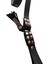 Köpek gezdirme tasması hakiki deri siyah metal zımbalı kalınlık:4mm genişlik:2,5cm uzunluk:130cm dog leash B1-1 6