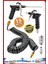 Havalı 15 Metre Kompresör Spiral Hava Hortumu 8 mm 15 mt Hava Jakı Hava Tabancası Recor Paket 1