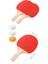 Ping Pong Masa Tenisi Seti Tenis Raketi Seti 2 Raket + 3 Ping Pong Topu Spor Aksesuarları 2