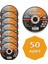 Inox 115X1,0X22 Düz Krom Kesme Taşı (50-Li Paket) 1