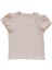 Fitilli Çocuk T-Shirt, Açık Kahve Tonunda Pamuklu Compact Kumaş 2