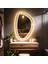 Elan Asym Günışığı Led'li Lazer Kumlamalı Lavabo & Banyo Aynası (Dokunmatik Sensörlü) 3