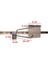 25 cm - 10 Adet Galvaniz Etiketli Kanallı Pano Kancası Raf Askısı 3