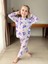 Kuromi Baskı Detaylı %100 Pamuklu Kız Çocuk Pijama Takımı 2