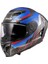 Dragon Trax Karbon Kapalı Kask Mavi 3