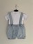 Unisex Bebek Desenli Salopet Takımı 2