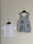 Unisex Bebek Desenli Salopet Takımı 3