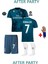 Real Madrid Cristiona Ronaldo Turkuaz 2018 Şampiyonlar Ligi Çocuk Alt Üst Takımı T-Shrt 4 Parça 2