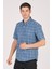 Kısa Kol Slim Fit Ekoseli Gömlek 3