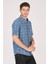 Kısa Kol Slim Fit Ekoseli Gömlek 4