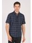 Kısa Kol Slim Fit Ekoseli Gömlek 1