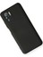 Xiaomi Redmi Note 10 Kılıf Nano Içi Kadife Silikon - Siyah Glstd 3