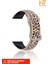 Samsung Galaxy Watch 46MM / Galaxy Watch 3 45MM / Gear S3 Uyumlu Leopar Desenli Silikon Kordon 22MM 1