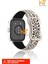 Huawei Watch Gt4 / Gt5 / Gt6 41mm Uyumlu Leopar Desenli Silikon Kordon 18mm 1