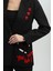 Nakışlı Siyah Blazer Ceket 4