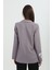 Nakışlı Gri Blazer Ceket 3