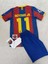 Barcelona Neymar Jr 2011 Sezon Retro Bordo Çocuk Alt Üst Takımı T-Shrt 4 Parça 3
