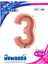 3 Rakam Folyo Balon Rosegold 40INC 100CM 2