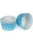 Kek Kalıbı Pet Kapsül 52*45 mm Kağıt Cupcake Kağıdı - 100 Adet Puantiyeli Mavi 1