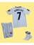 Cristiano Ronaldo Manchester Unıted 2008 Moscow Finali Beyaz Çocuk Alt Üst Takımı T-Shrt 4 Parça 2