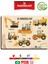 Ahşap Eğitici Öğretici Iş Makineleri Sok Tak Bul Tak Puzzle 1