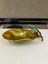 32X22 cm Döküm Aliminyum Dallı Gold Eskitme Dekoratif Tabak 3