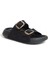 2154 Çift Tokalı Ultra Hafif Eva Tabanlı Havuz,plaj,günlük,umre ve Hac Için Uyumlu Erkek Terlik - NKT02154-SIYAH-42-43 2