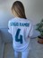 Real Madrid Sergio Ramos 2018 Beyaz Şampiyonlar Ligi Kısa Kol Yetişkin T-Shrt Forma 5