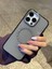 iPhone 16 Pro Max Uyumlu Sararmaz Sert Mika Magsafe Pırlanta Taşlı Şeffaf Siyah Kılıf 4