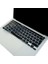 Macbook Pro Klavye Koruyucu 13INÇ M1-M2 (Uk-Eu Ingilizce) Touchbarlı A2338 A2289 A2251 A2141 Uyumlu Siyah 2
