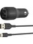 Çift USB Araç Şarj Cihazı 24 W + Usb-C Kablosu (Boost Charge Çift Bağlantı Noktalı Araç Şarjı, 2 Bağlantı Noktalı USB Araç Şarjı) Nintendo Switch Araç Şarjı, iPad Pro Araç Şarjı 1