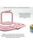 Pembe Orta (No:3) Plastik Kare Nakış Kasnağı, Çapraz Dikiş Çemberleri, Zımba Iğne Halkası, Kendin Yap El Işi Dikiş, Abs Plastik Nakış Çemberleri 3