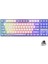 Ajazz AK870 Mc Kablolu Mekanik Oyun Klavyesi Mor Klavye Brown Switch 1