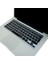 F Klavye Macbook Air Pro Koruyucu Daktilotip (Eski Usb'li Model 2008/2017) ile Uyumlu Siyah 2