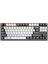 Len K550 Kablolu Rgb Mekanik Oyuncu Klavye - 87 Tuşlu, Ergonomik Tasarım, LED Işıklı, 150CM Kablo, Bilgisayar Pc Için, Siyah-Beyaz, Kırmızı Switch 1